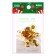 Bell for needlework, set of 10 pcs., Size 1 pc. - 1.4 cm, gold color