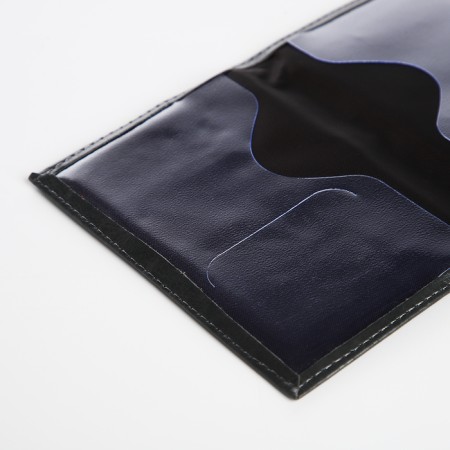 Passport cover, gray color-4