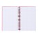 Notebook A6, 80 sheets in a cage on a spiral Erichkrause "Classic Words", plastic cover, an offset unit, whiteness 100%, red