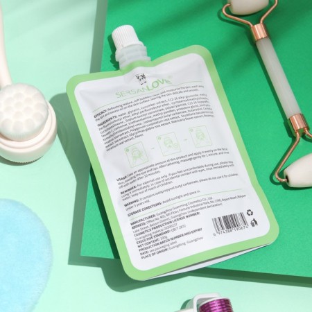 Oxygen bubble mask for the face "cucumber" 110 g-1