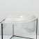 Aquarium "Sector" corner with a lid, 40 liters, 40 x 40 x 36/41.5 cm, bleached oak