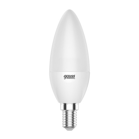 LED LED ELEMENTARY 6W candle 3000K TEPP. Bel. E14 420lm Gauss 33116-1