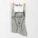 Socks, gray color, size 23-25