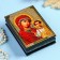 Casket "God's Mother Kazan" 10 × 14 cm, lacquer miniature