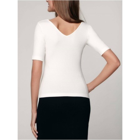 Female top in the ruttel CONTE ELEGANT, size XXL, ECRU color-2