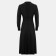 Women's dress minku: classic color black, size 42