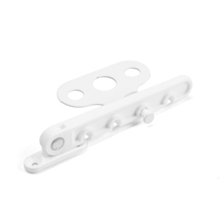 Window limiter for PVC white, zinc-13
