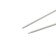 The knitting needles are circular, metal, 100 cm/2.0 mm