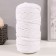 Knitting cord "Puff" 100% cotton width 5mm 100m (white)