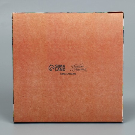 Capcake box, confectionery packaging, 4 cells “You with love”, 16 x 16 x 11.5 cm-3