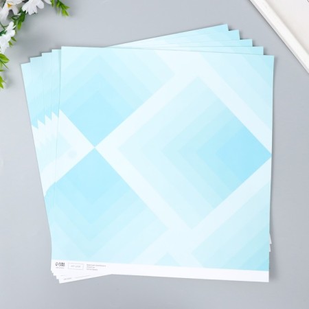 Scrapbooking paper "Gradient" density 180 g 30.5x32 cm-1