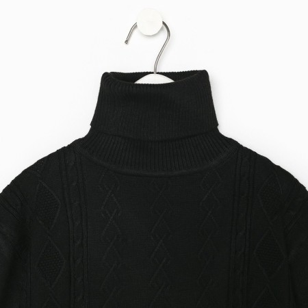Sweater for a boy, black color, height 152-158 cm-1