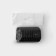 A set of rings for curtains in the bathroom, plastic, 12 pcs, black color