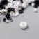 Glass beads 6/0-15/0 "Assorted black and white" d = 1.5-4 mm, nr 10gr