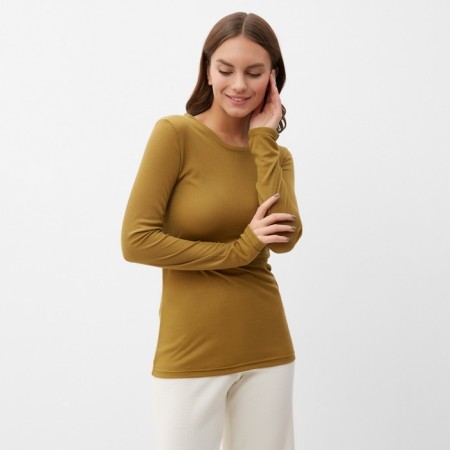 Women's longliva KAFTAN: BASIC Line color dark olive, size 48-50-2