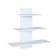 Wall shelf, 600 × 212 × 600 mm, white color