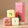 Gift set, bath bombs with additives, 3 x 70 g, vanilla aroma, new year