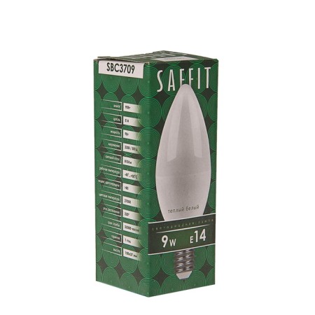 LED LED SAFFIT, C37, 9 W, E14, 2700 K, 810 lm, 220 °, 100 x 37-1