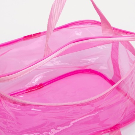 Lightning cosmetic bag, pink color-4