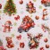 New Year's Paper "Snowman in a hat", gloss, 1 sheet, 80 g/m2, 70 x 100 cm
