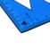 Flexible, silicone square, 14 cm, 30 °, mix