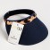 Feminine visor minaku "leopard" color dark blue, rn 56-58