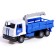 Metal machine “Kamaz evacuator”, 12 cm, doors, movable parts, inertia, ambulance 7.5 cm are opened