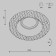 Built-in lamp Technical DL042-01W DOT, 125x125x39 mm, GU10, 1x50W, white color