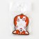 Key keychain wooden "Corgi Inverted" 4.7 x 6 cm