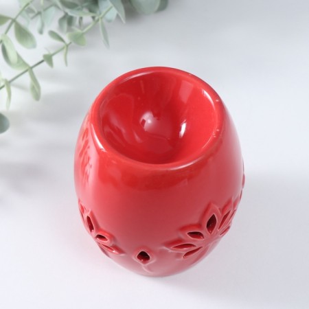 Aroma lamp ceramics "Lotuses" mix 8.5x8.5x9.5 cm-5