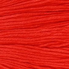 Muline threads, 8 ± 1 m, color red No. 606