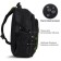 Brauberg Titanium Brauber Universal, 3 compartments, black, light green inserts, 45x28x18 cm, 270766