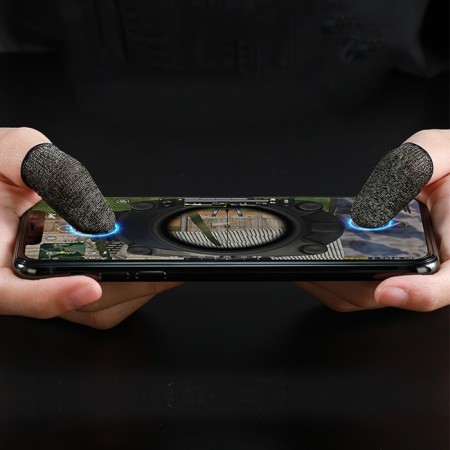 Equal for games on the smartphone Hoco GM4, with sweat protection, 2 pcs., Black-7