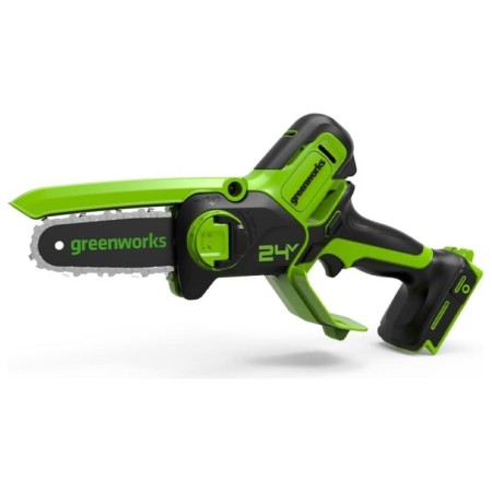 DRAILLY DREE BATCOMAL GREENWORKS G24MCS10, without battery/ZU, 24 V, 1/4 ", 1.1 mm, brush