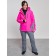 Ski suit female winter, size 46, pink color