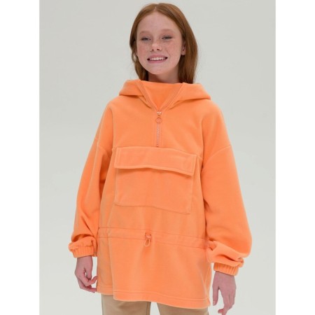 Jacket for girls, height 140 cm, orange color