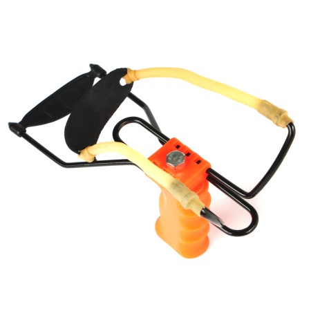 A slingshot with a fixed emphasis with a ball for balls-3