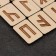 Set "Slavic runes", wood, 18 runes