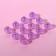 Beads are sewing, with holography, d = 8 mm, 50 g, lilac color