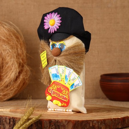 The amulet "Brownie in the cap, to money, with a wallet", Lenon, 18 cm-5