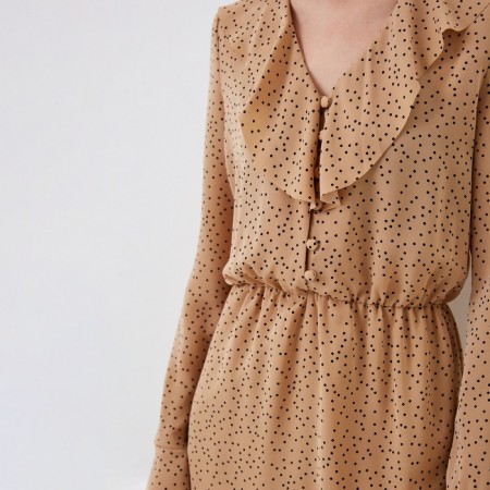 Women's dress MIST with shutters, p. 42, beige-2