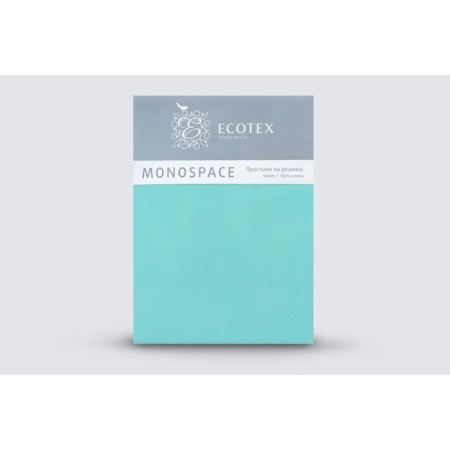 Glass sheet "Monospace", size 140x200x23 cm, turquoise color-3