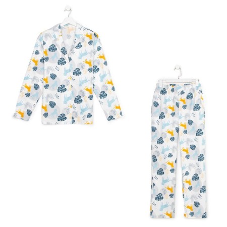 Pajamas (shirt, trousers) female kaftan "tropics" p. 44-46-6