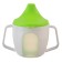 Drunker - a cup 2 in 1 children's training, solid nose, 150 ml., With handles, green color