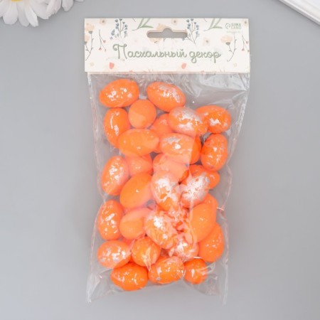 Easter decor "Colored Eggs" set 36 pcs mix gloss 2x3 cm-4