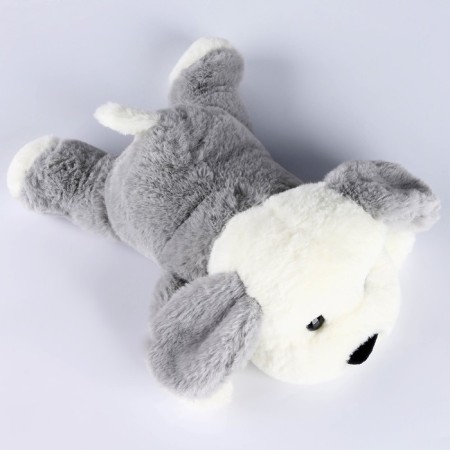 Soft toy "dog", 22 cm, gray color-2