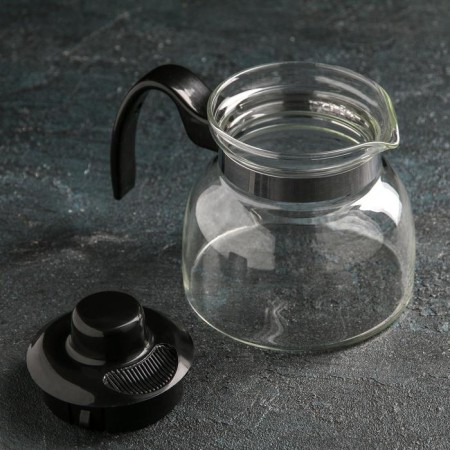 Glass teapot "Tea Stories", 700 ml, heat -resistant glass, bottom d = 12 cm-1