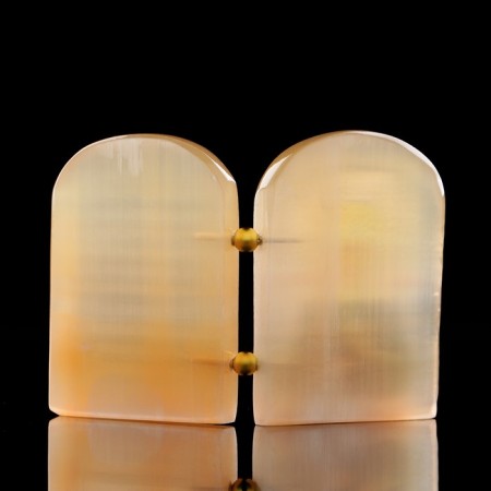 Matrona icon, with prayer, selenite-3