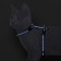 Cat for cats, width 1 cm, reflective, Osh 16.5-27 cm, fire 21-35 cm, blue
