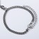 Bracelets "Demetrons" on the magnet, the color of silver l = 17